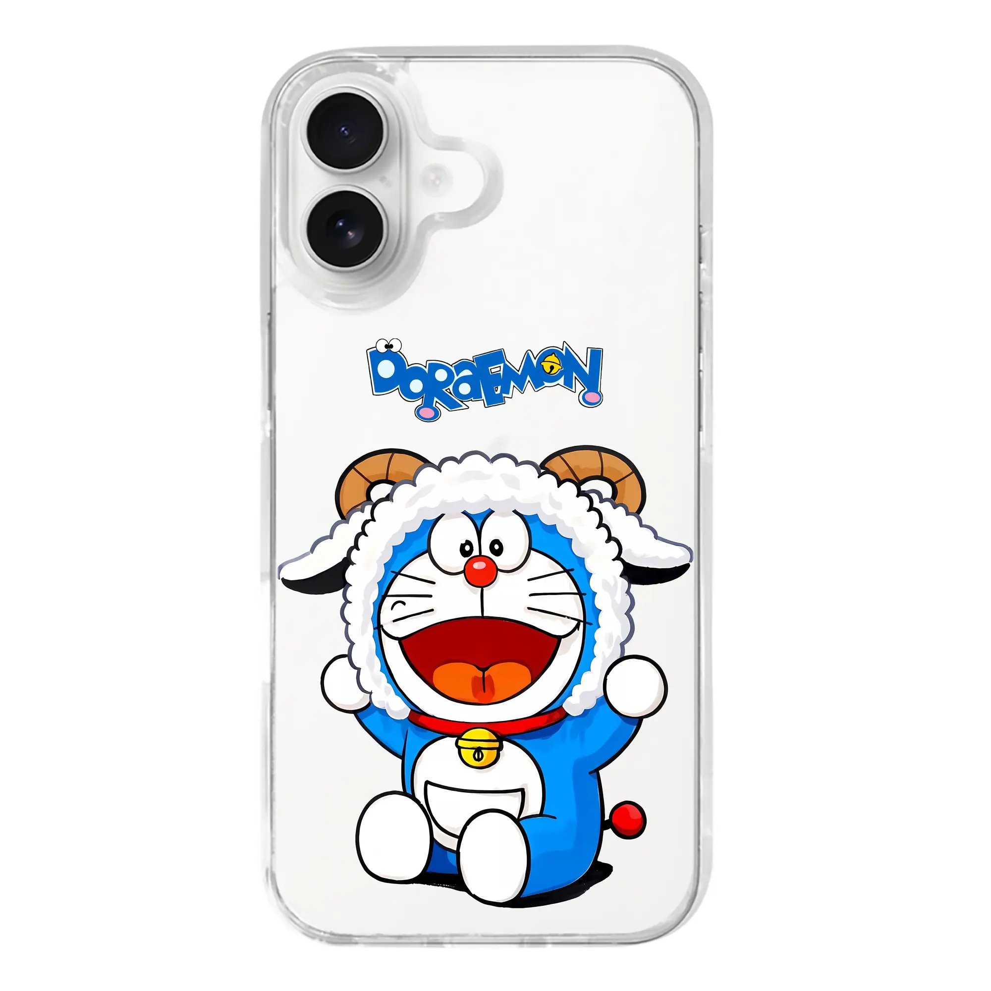 ドラえもん グッズドラえもん - iPhone 17シリーズ 透明スマホケース – 薄型・耐衝撃・精密フィット保護カバー